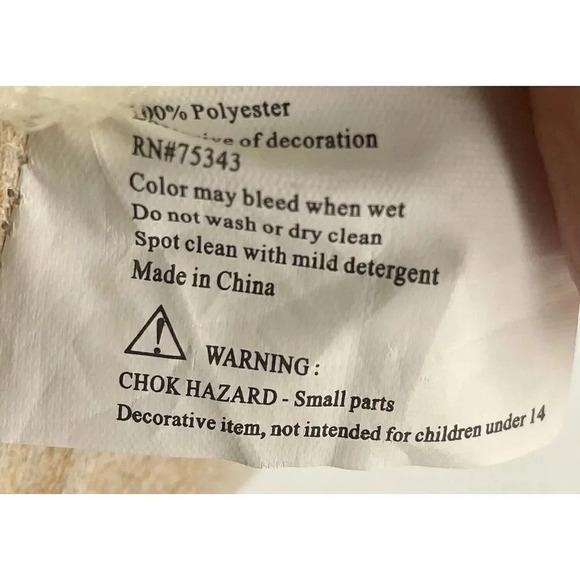 Bella Lux Easter Shelf Sitter Ballerina Bunny Rabbit Doll 11.5” Sitting 20” Long - Picture 5 of 5